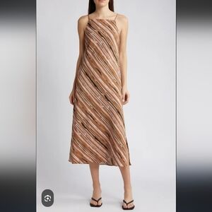 French Connection Gaia Flavia Viscose Midi Dress sz 4